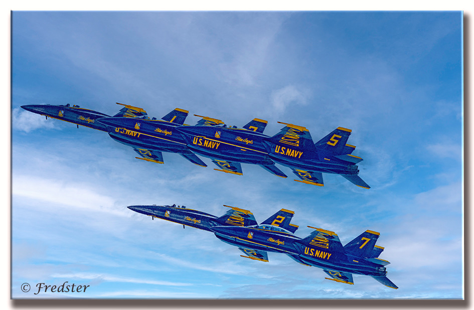  Blue Angels In Flight - ID: 16115444 © Frederick A. Franzella