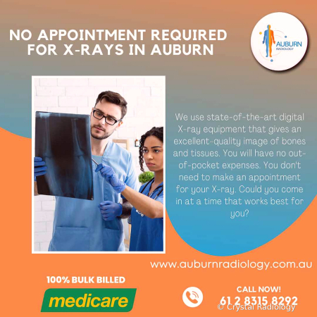 Auburn Radiology offers No appointment requir