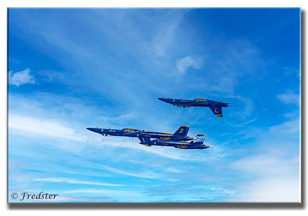 Blue Angels Over And Easy - ID: 16117049 © Frederick A. Franzella