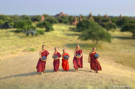 Novices from Bagan