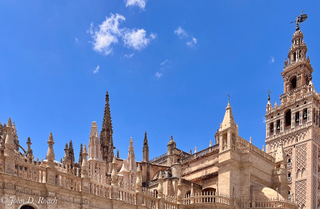 Cathedral in Seville, Spain Towers