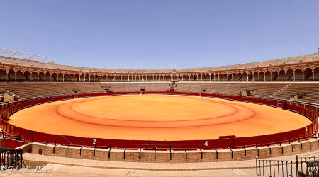The Bull Fight Arena in Seville, Spain