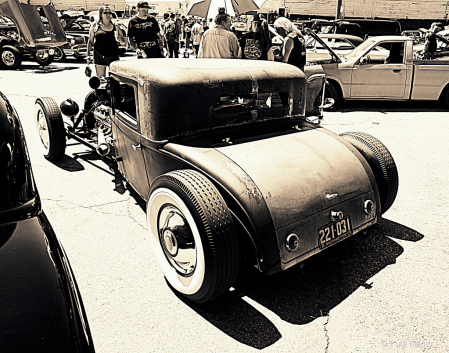 Rat rod at the carshow