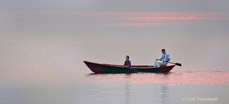 In the company of a serene evening