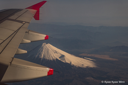 Flight Over Mt. Fuji