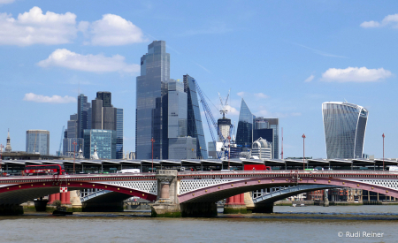 View from the Thames, London