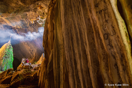 In the Sadan Cave