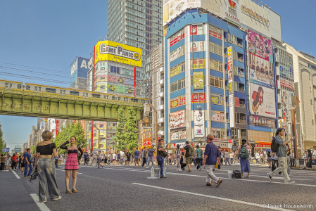 Sunday Afternoon on Chuo Dori Street