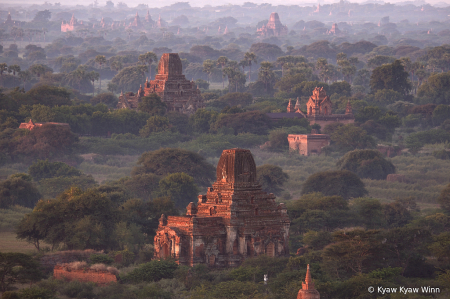 Pagoda land, Myanmar