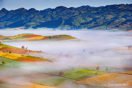 Misty Scene of Shan State