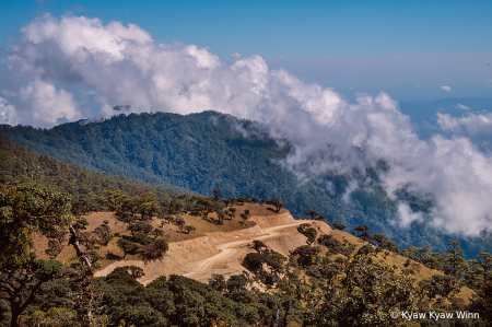 landscape of Chin State