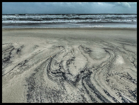 Beach Patterns from Backwash After Debby