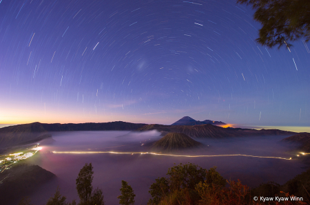 Night of Mt. Bromo