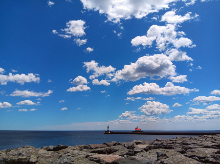 Clouds over Lake Superior