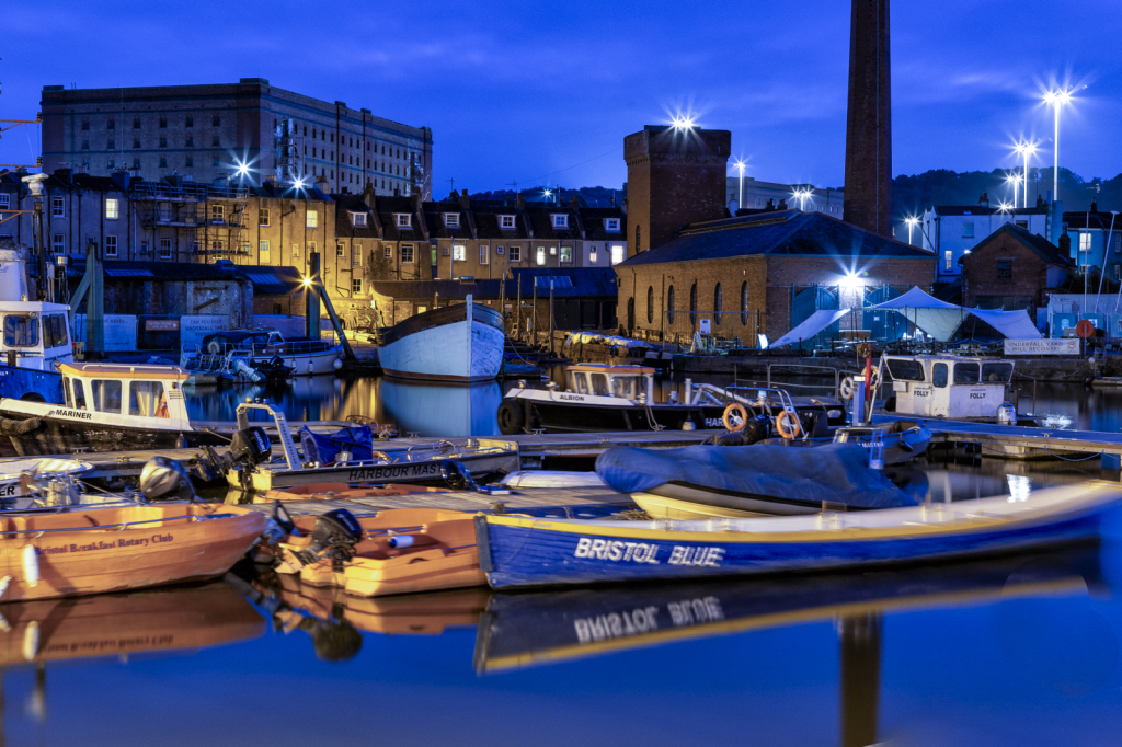 Boat Yard at Blue Hour