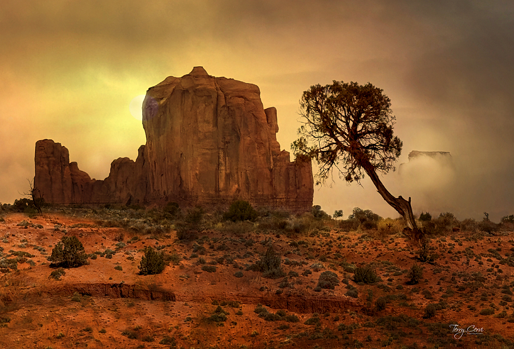 Somewhere in Monument Valley