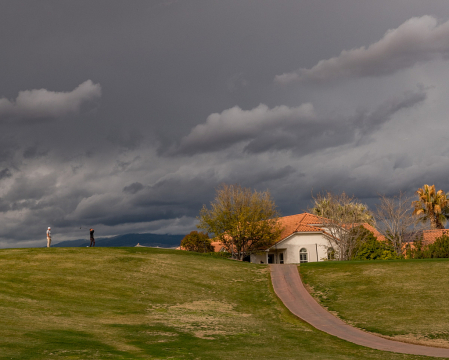 Stormy Golf Day