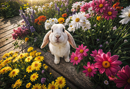 I wasn't eating your flowers ...