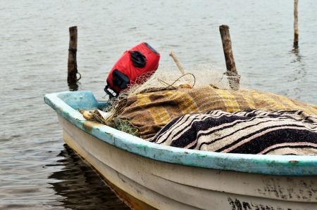 A FISHING BOAT