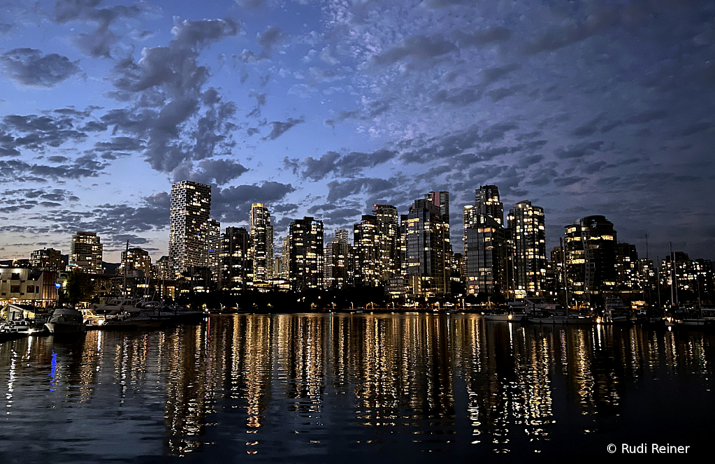 City lights, Vancouver BC