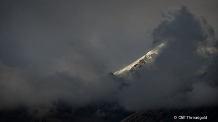 Ridge line through the clouds