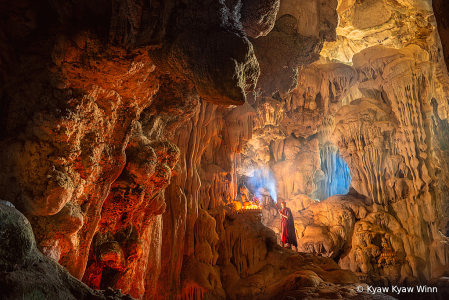 In the natural Cave