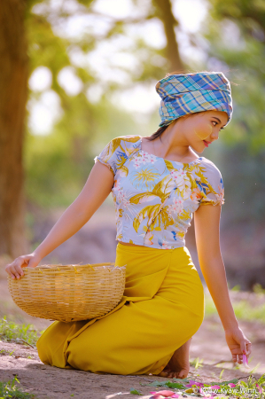 Burmese lady