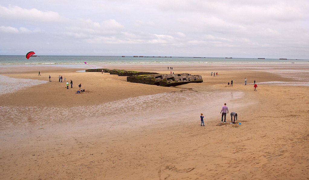 Mulberry Harbours Normandy