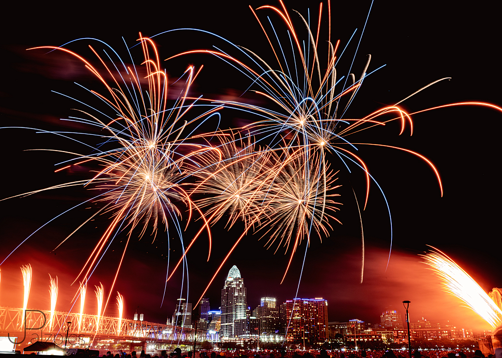 Fireworks Over Cincinnati