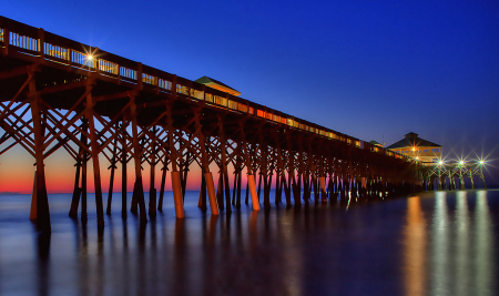 Folly Beach Pier Twilight