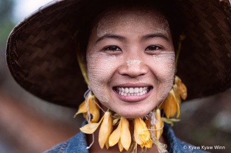 Smiling Burmese Girl