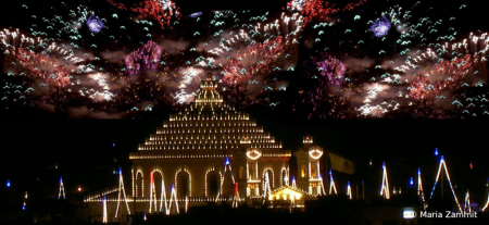 Fireworks, Mosta Church, Malta