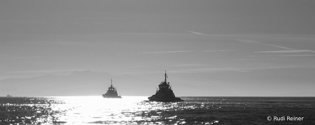 Outbound tugs