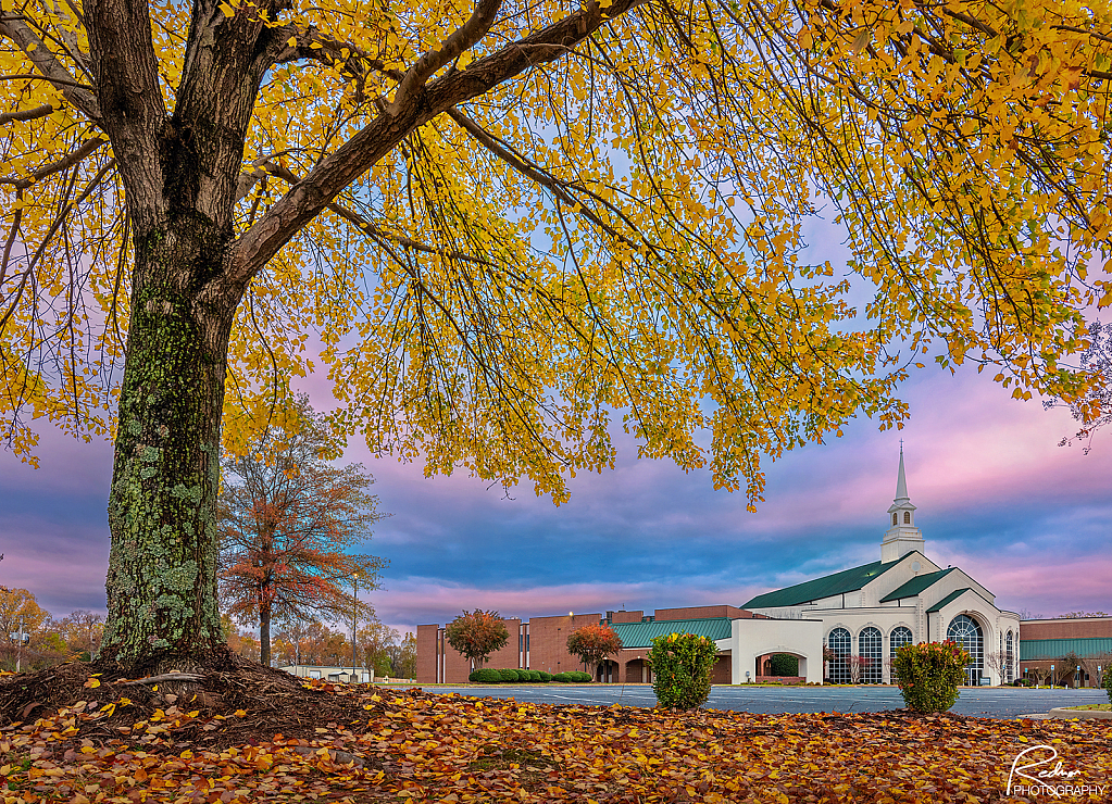 Church Campus in Autumn 