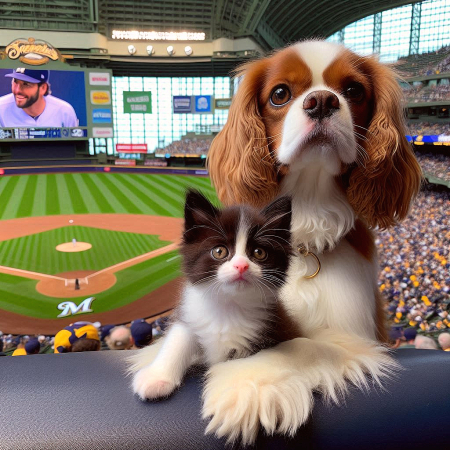 Cheering for the Brewers 