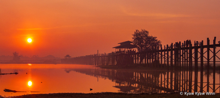 Morning of U Bain Bridge