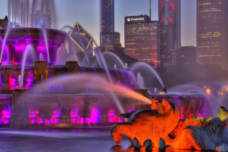 Purple Fountain