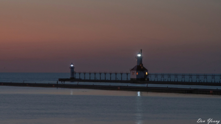 Sunset at St. Joe Lighthouse, MI