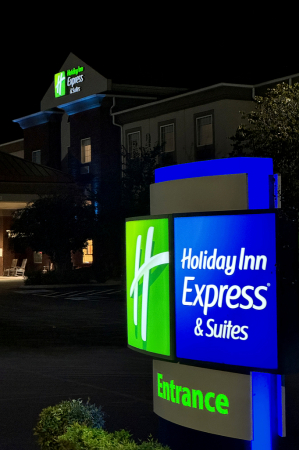 In a motel, baby, like the Holiday Inn...