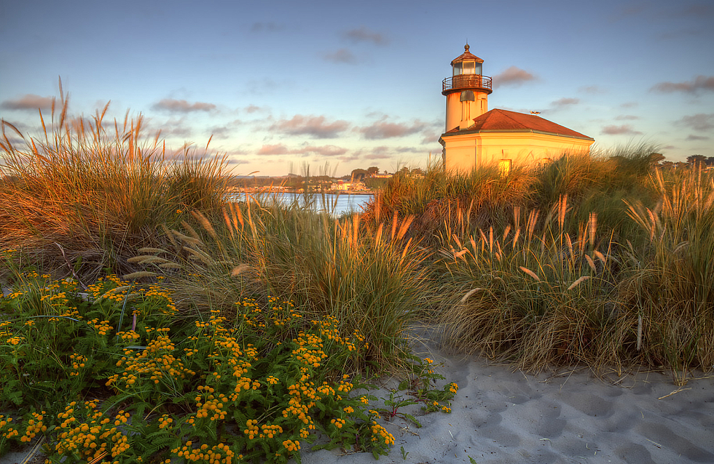 Coquille Lighthouse Sunset