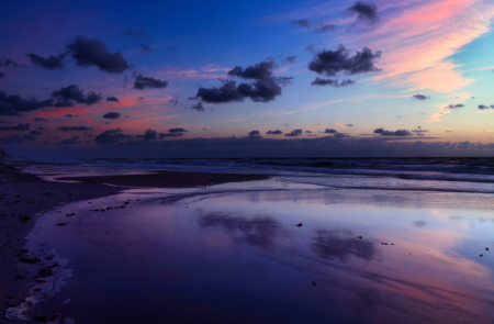 Reflections on Pink and Blue