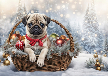 Pugs and Kisses for the Holidays!