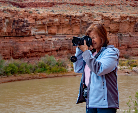 Nancy Shoots San Juan River Gorge