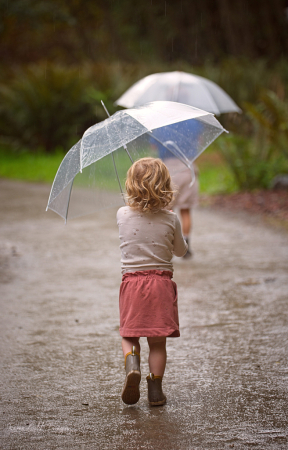 Walking in the Rain