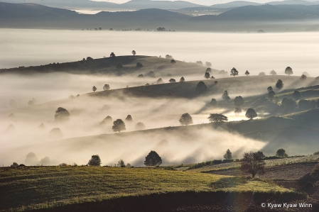 Unique View of Winter in Shan state