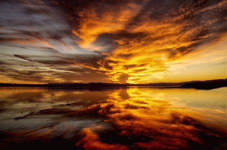 Beautiful Salton Sea Sunset