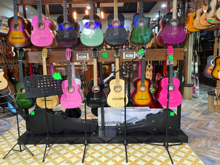 A LOT OF GUITARS TO CHOOSE FROM