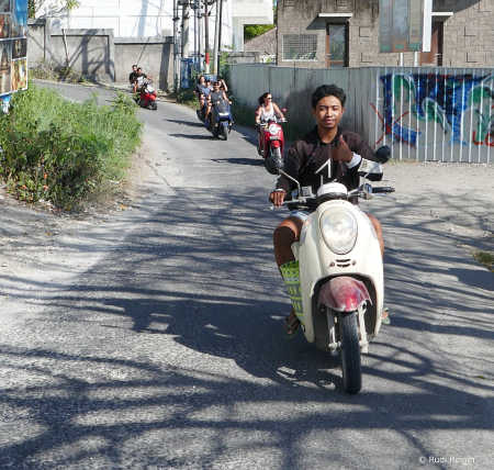 Thumbs up, Lembongan Island