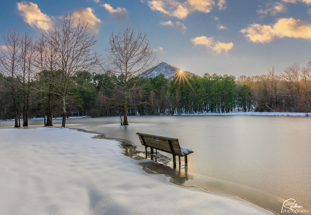 Sunset at the Pond