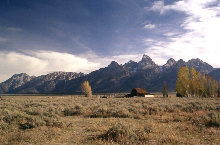 Barn In A Western Storm